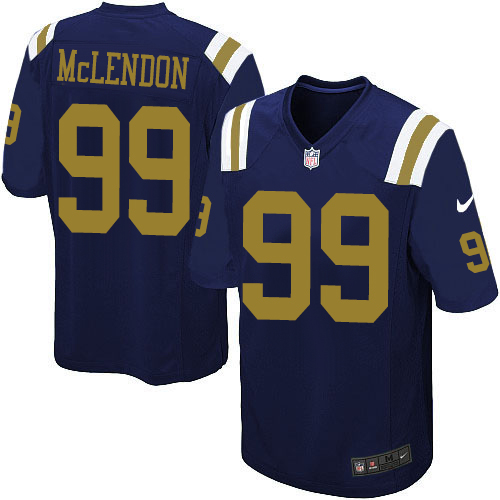 Youth Elite Steve McLendon Nike Jersey Navy Blue Alternate - #99 NFL New York Jets